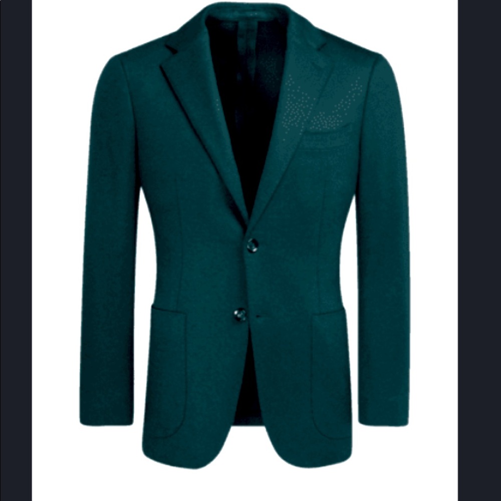 SUITSUPPLY HAVANA MID GREEN JACKET